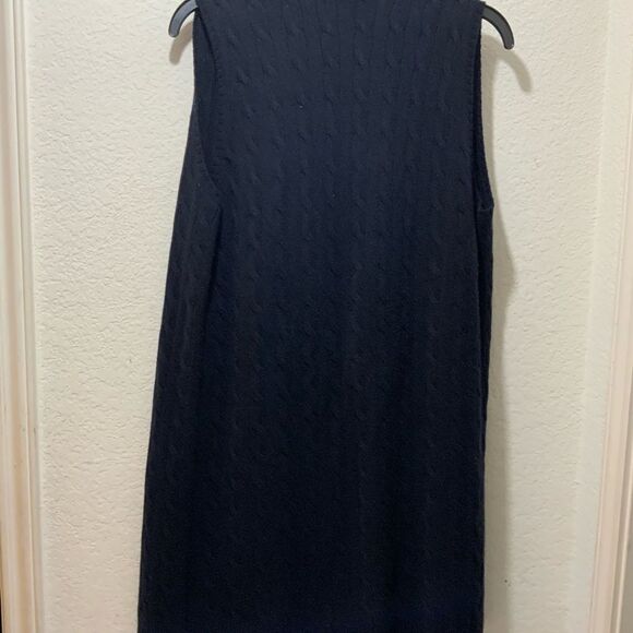 Ralph Lauren Collection Black Label 100% Cashmere Open Front Cable Knit Cardigan - Picture 6 of 9